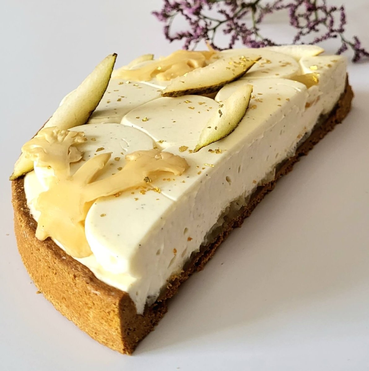 Tarte Poire Choux - Fleurs - AfiPapilles